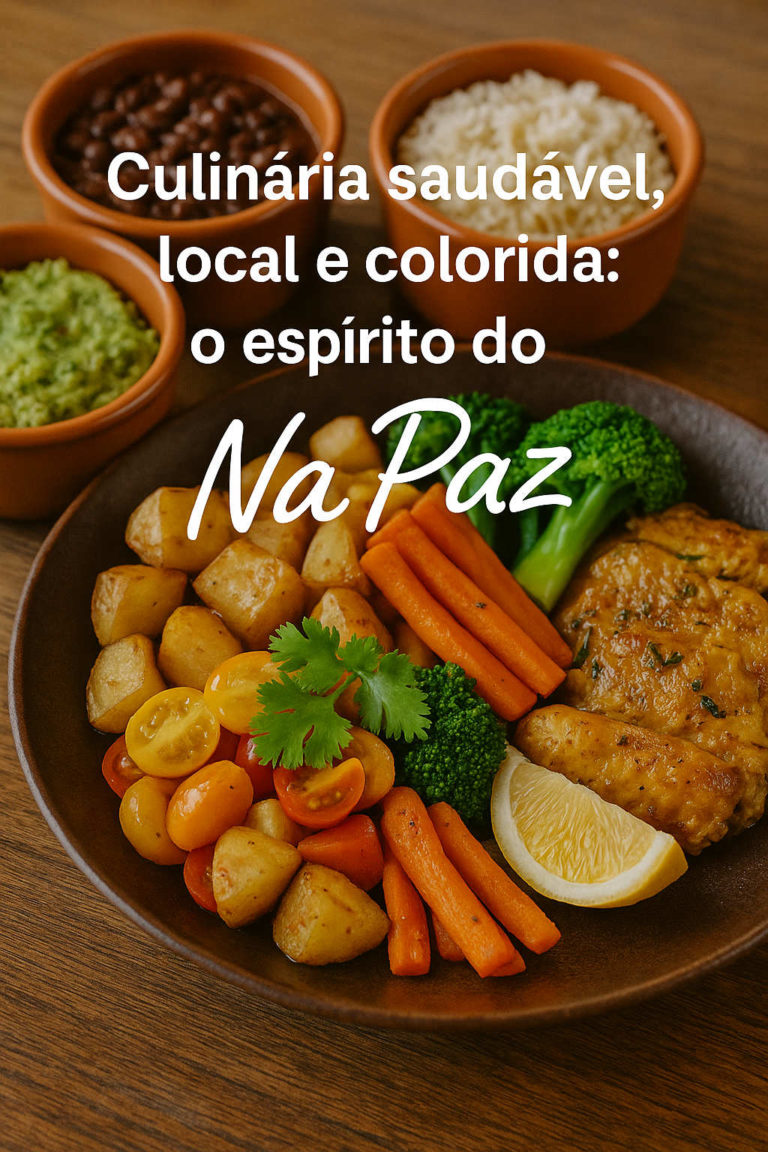 Culinária saudável, local e colorida